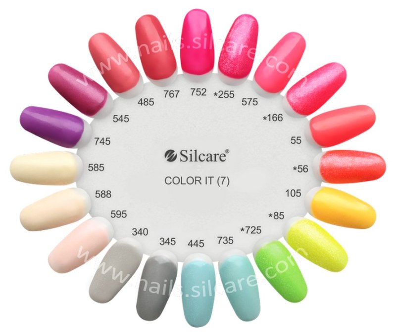 Гель лак Ice Nova палитра цветов