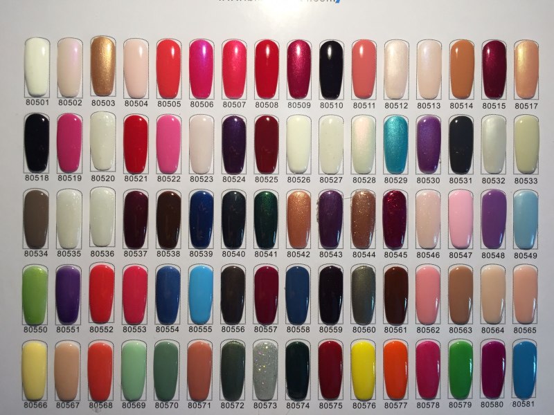 Лак шеллак Блюскай палитра