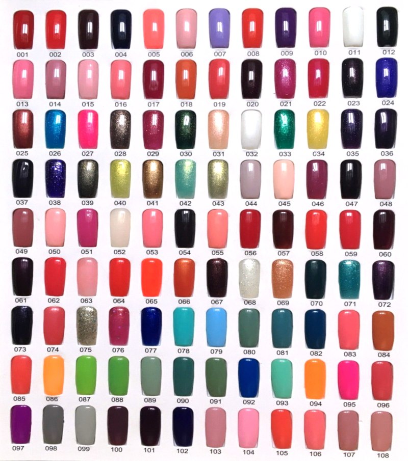 Лак для ногтей палитра