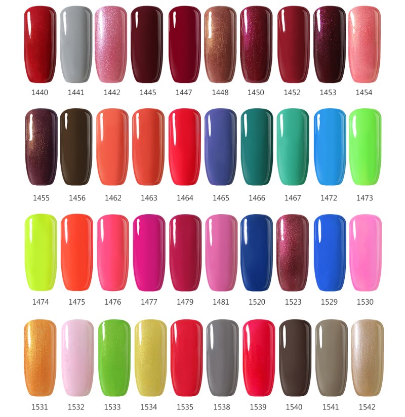 Цветовая палитра для ногтей