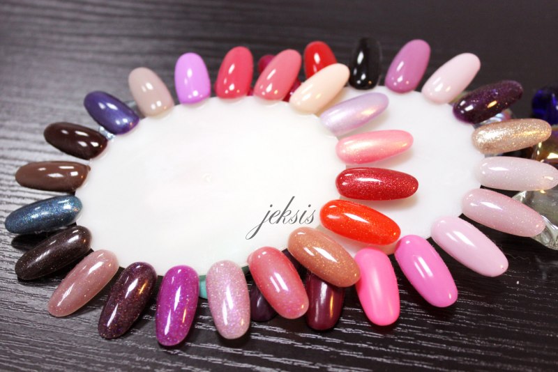 Гель лак цвета