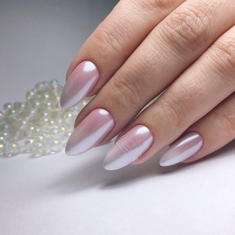 Фржнч на овальнвх ногтчх