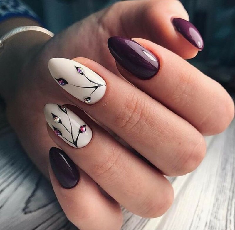 Маникюр на короткиемногти