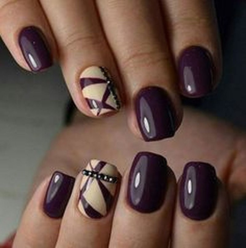 Темно-красная геометрия