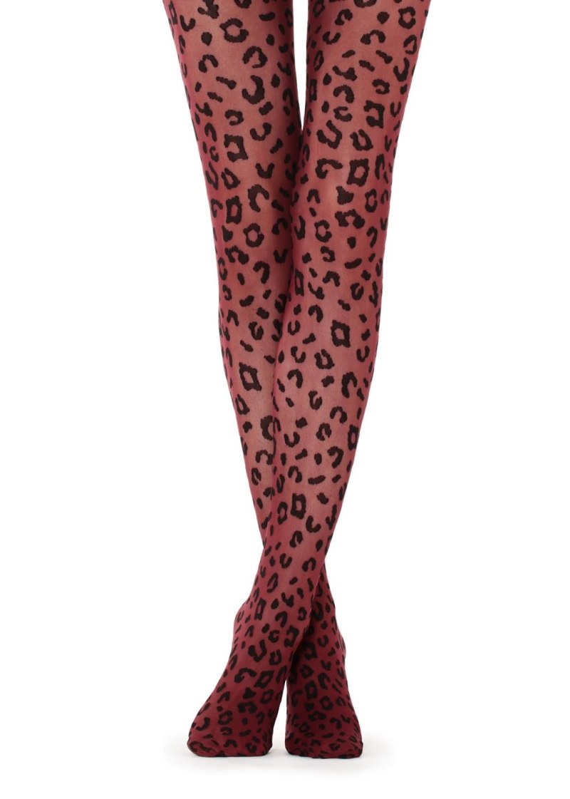 Бордовые колготки кальцедония