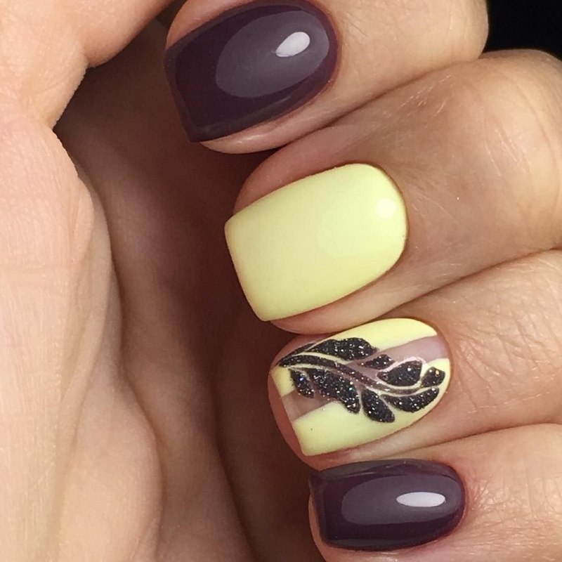 Стильный маникюр на осень