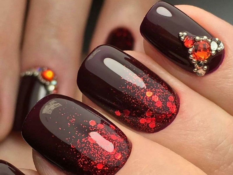 Ногти осень