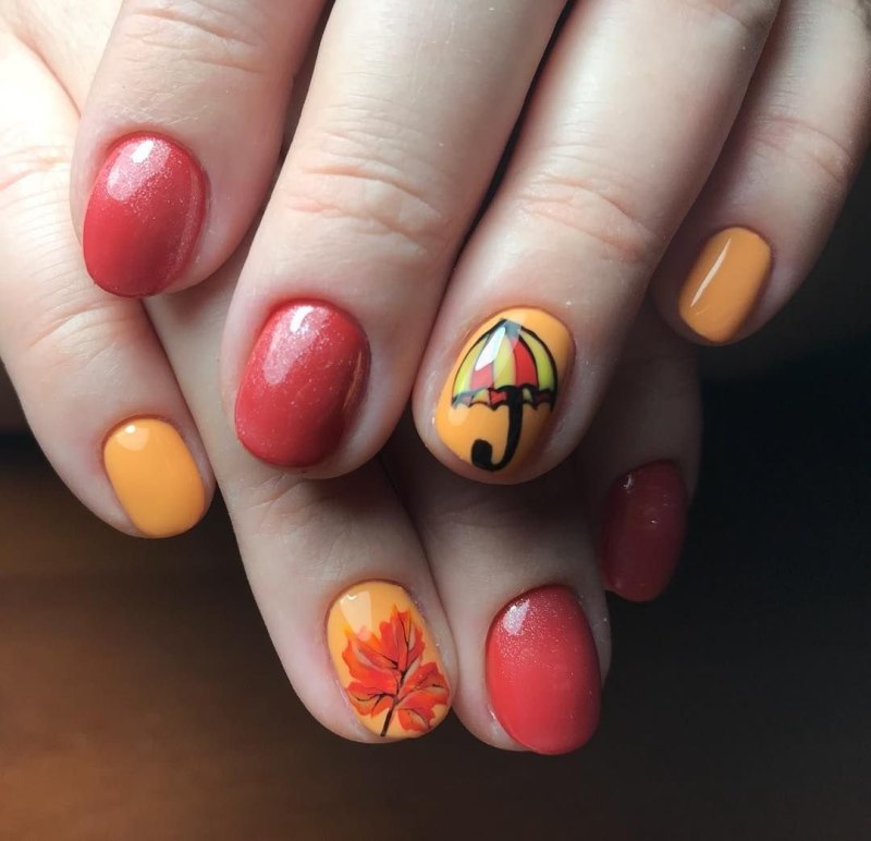 Сливовые ногти