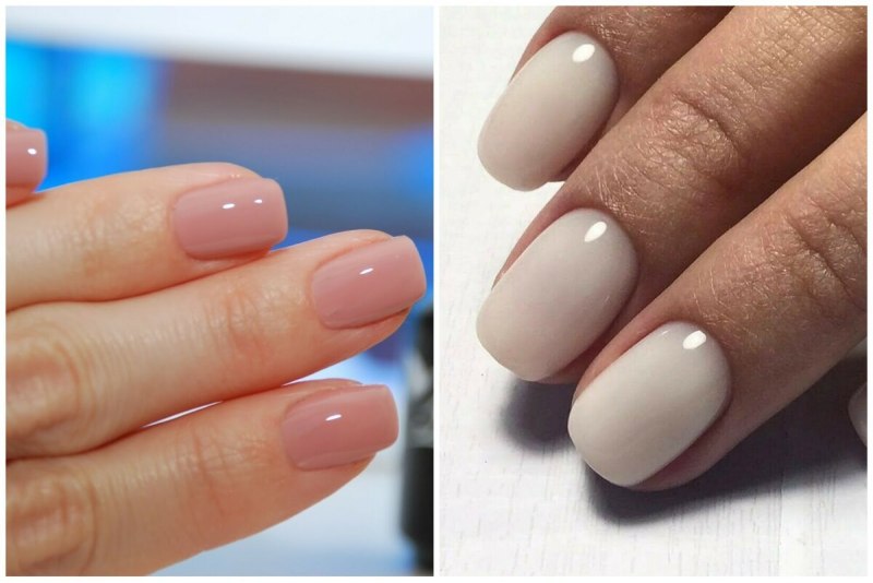 Молочный маникюр
