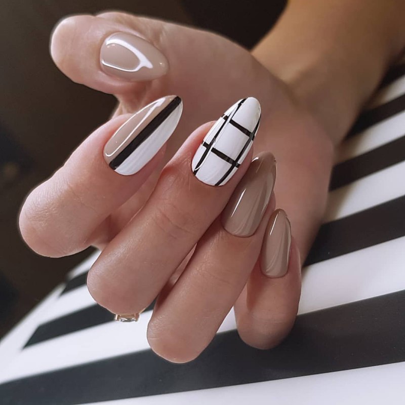 Ногти стильные лаконичные