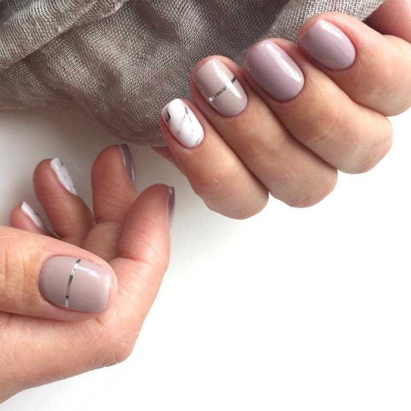 Маникюр на короткие