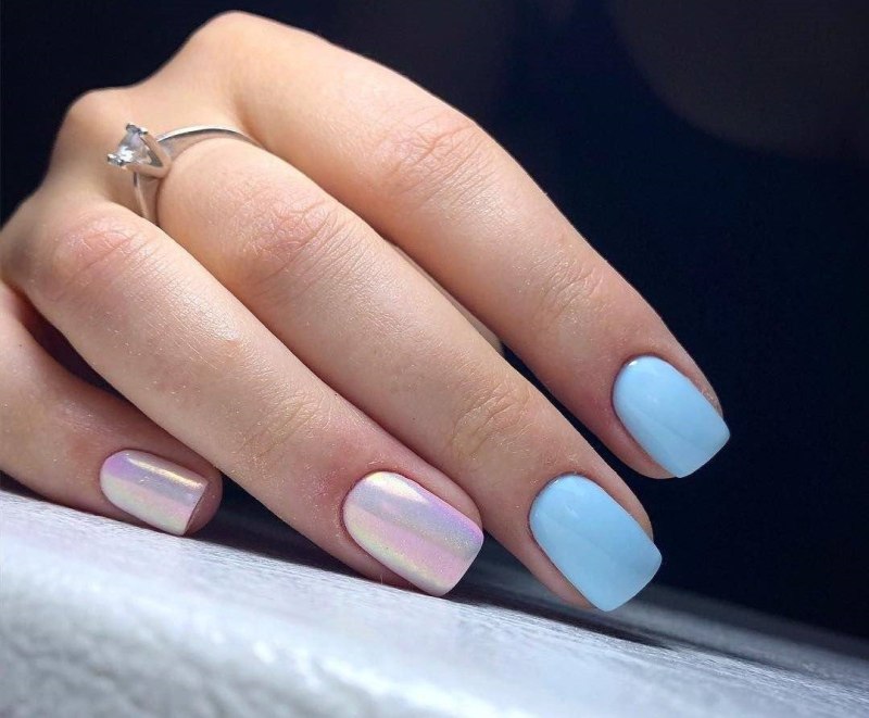 Френч на короткие ногти