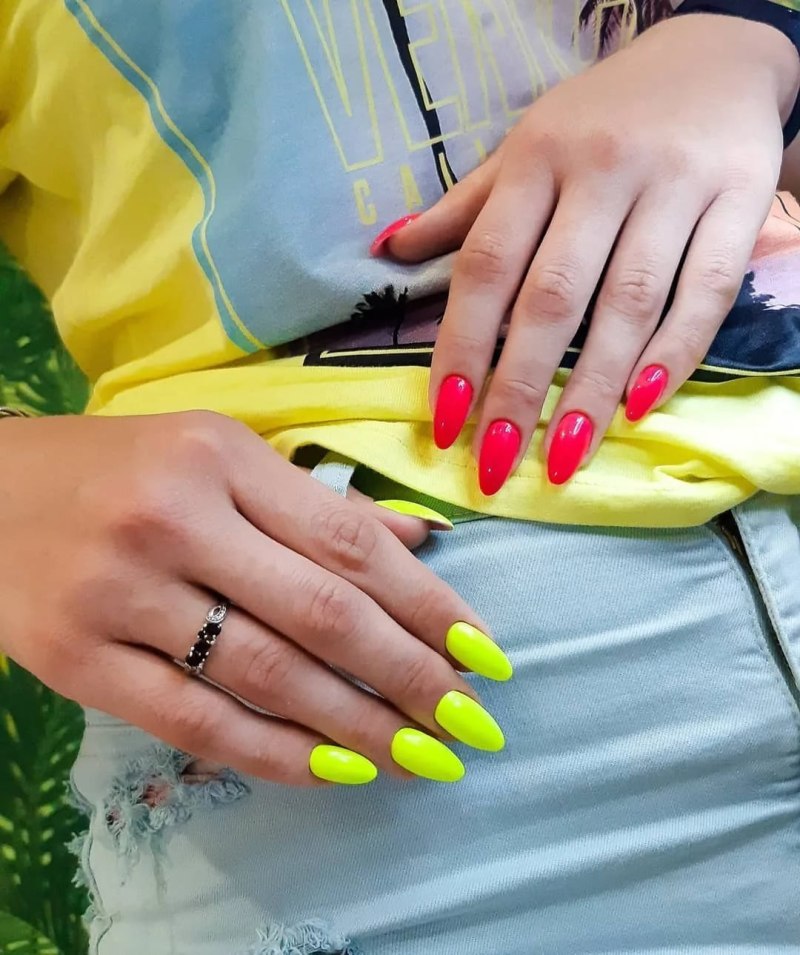 Разноцветный маникюр