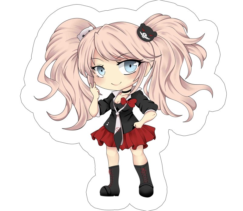 Джунко Эношима и Монокума