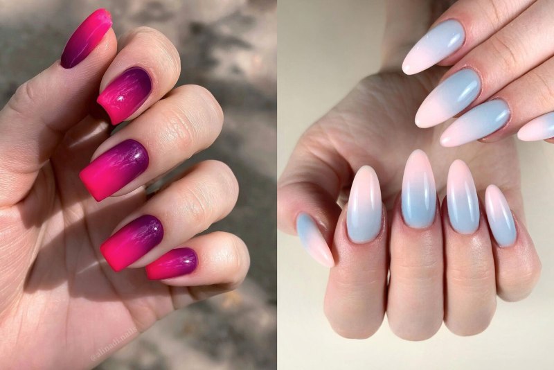 Лунный френч омбре