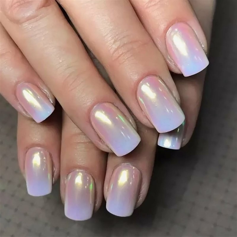 Омбре на ногтях с рисунком