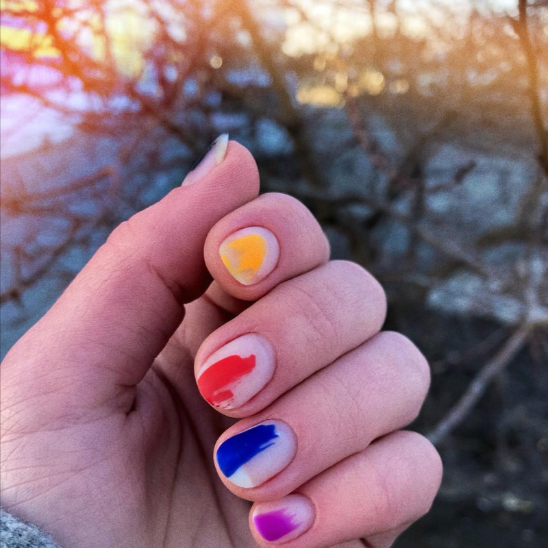 Красивые осенние ноготочки