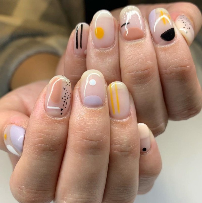 Маникюр мазки