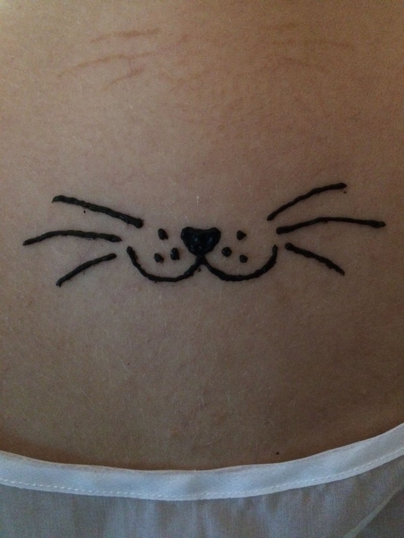 Татушки на руке фломастером легкие