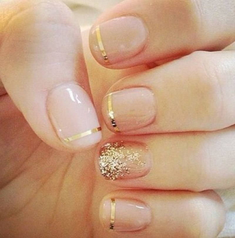 Дизайн ногтей бежевый
