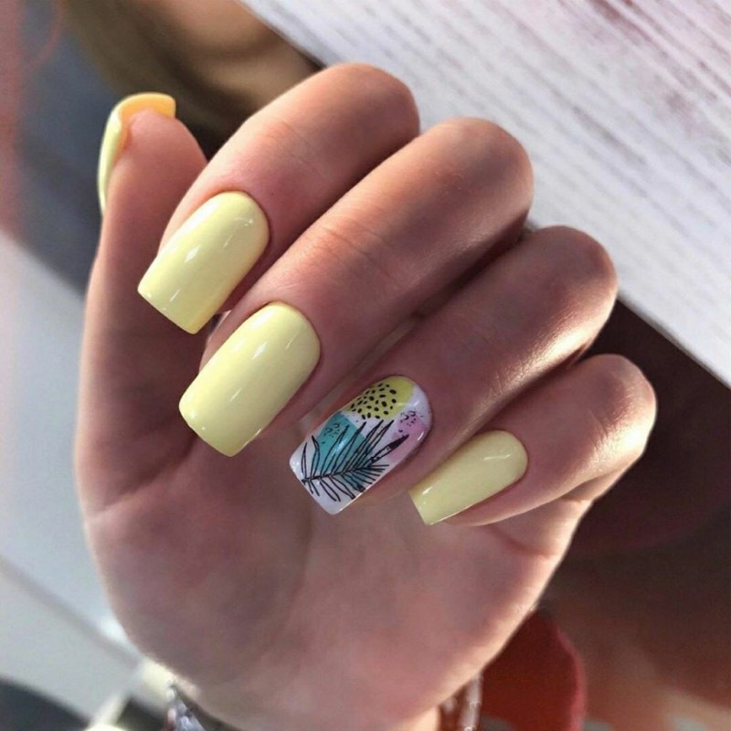 Классный летний маникюр 2020