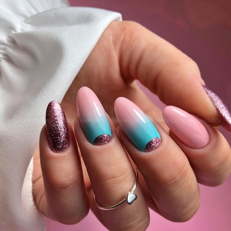 Яркие стильные ногти