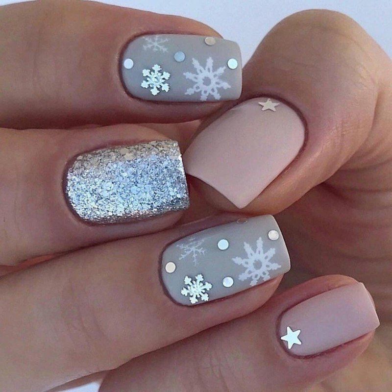 Зимние ногти