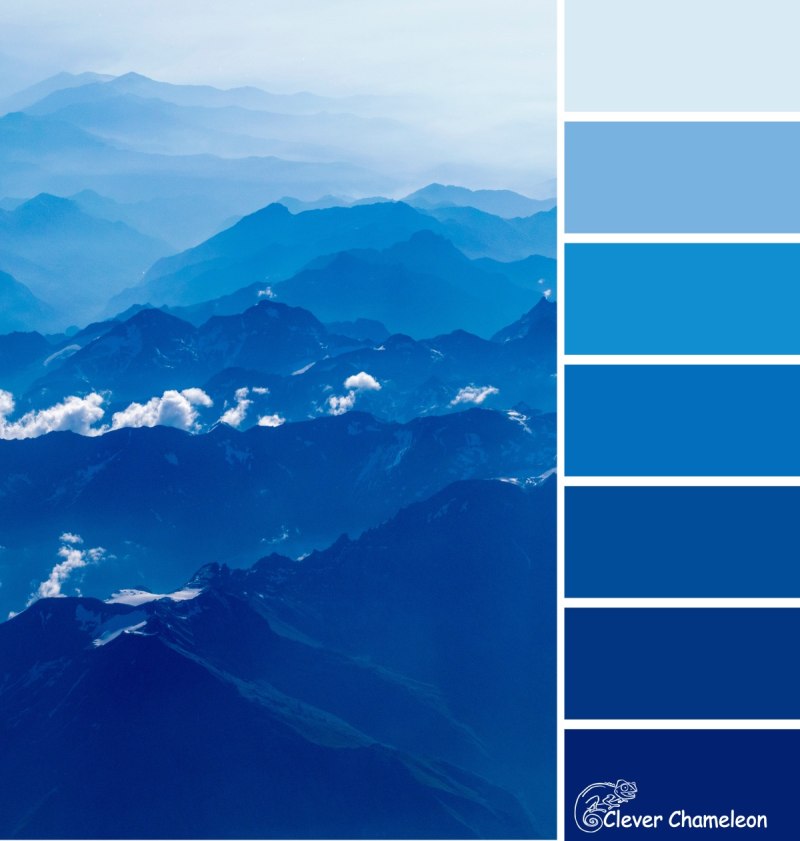 Цвет Блу грей палитра