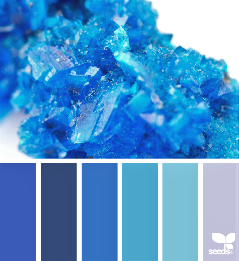 Серо синяя палитра