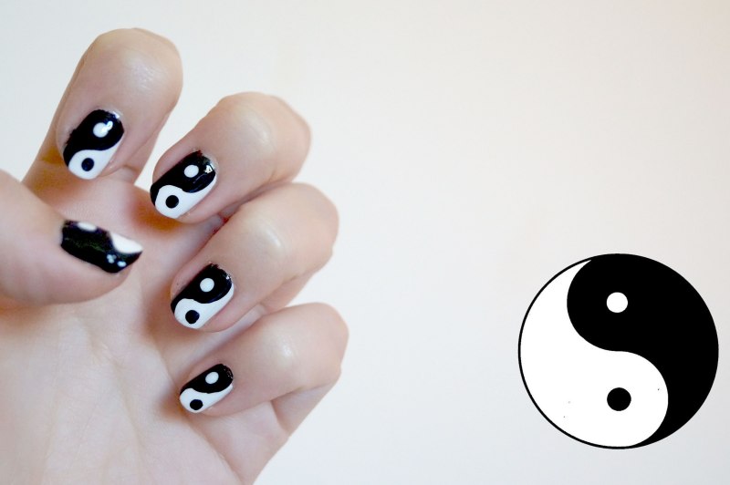 Френч белый с черным