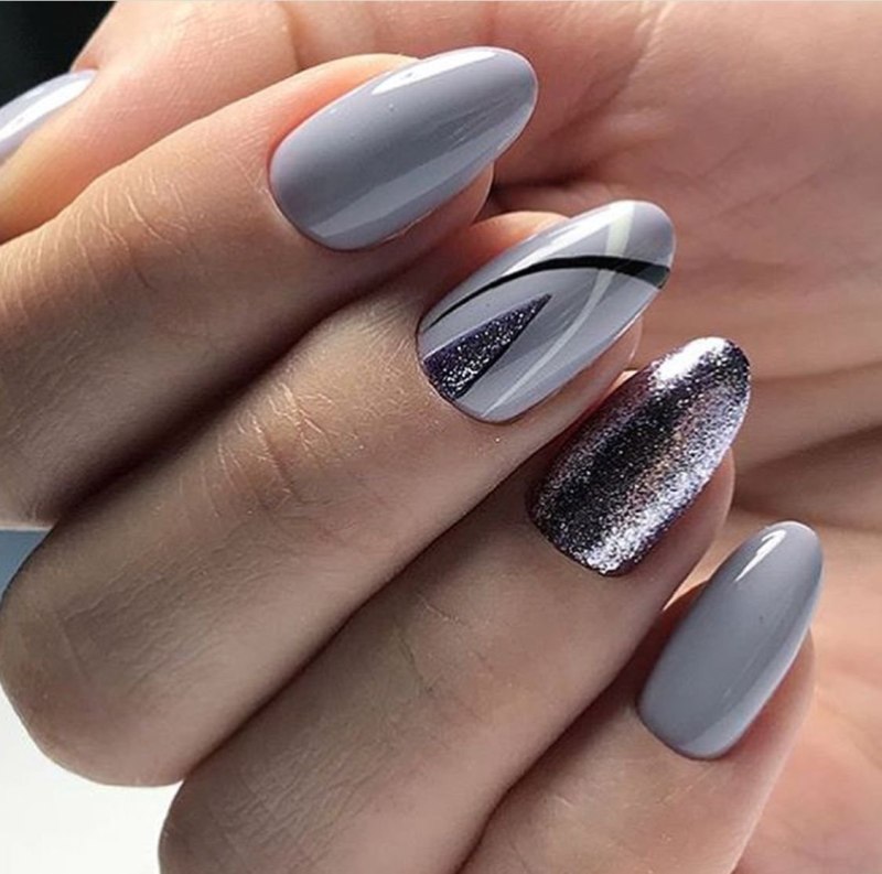 Цвет ногтей мокрый асфальт