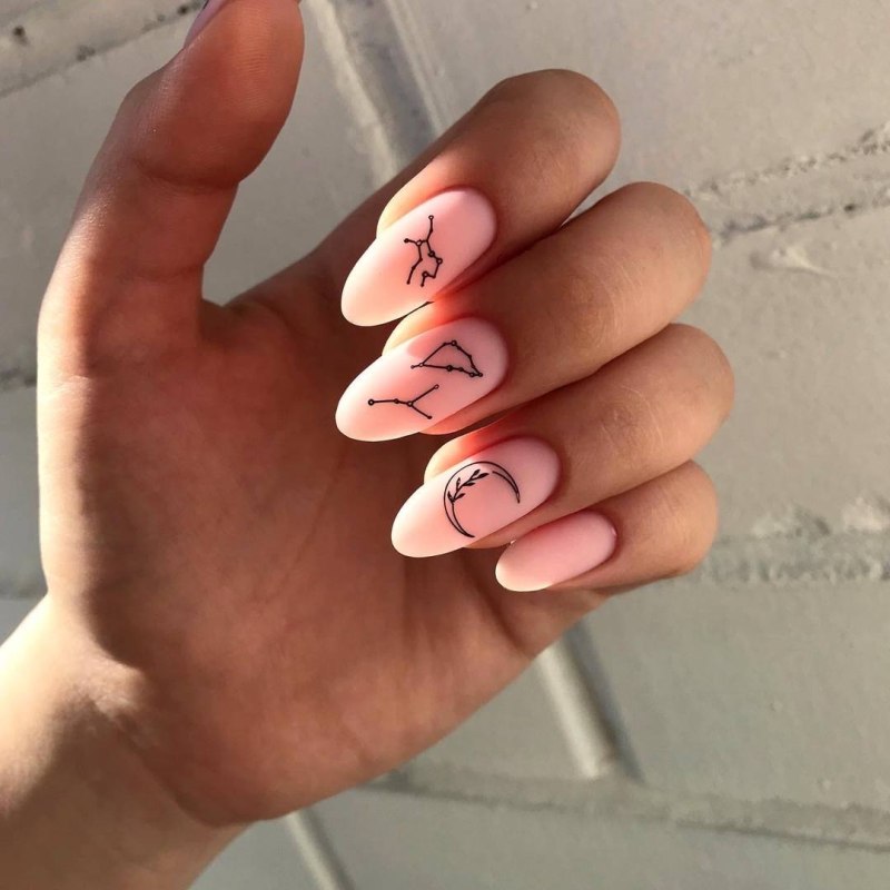 Маникюр дизайн нежный молодежный