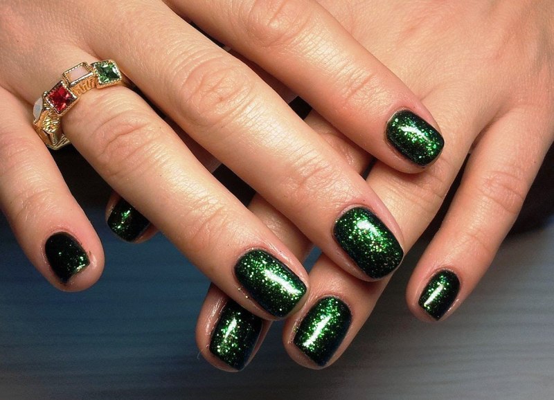 Zoya Green Nail