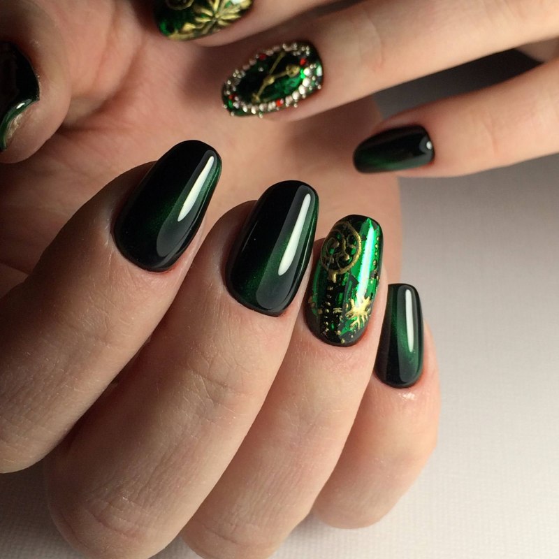 OPI матовый зеленый