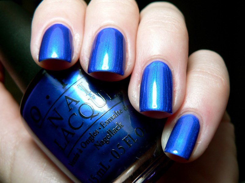 OPI синий лак