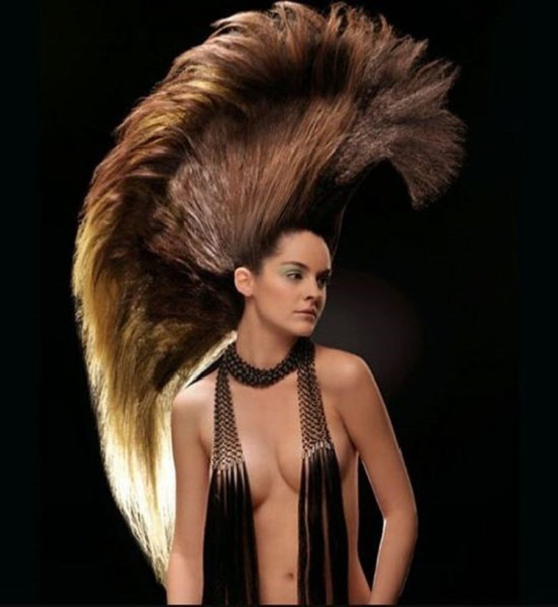 Две косы на длинные волосы