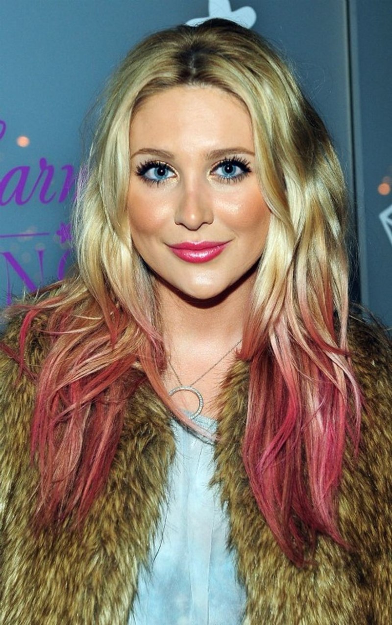 Dip Dye на русые волосы