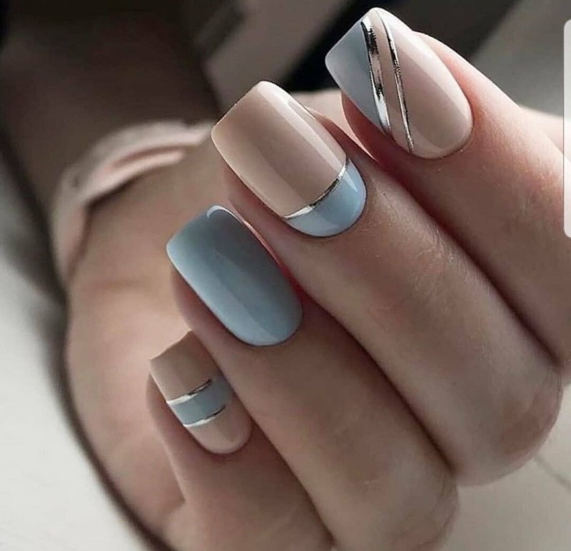 Матовый маникюр