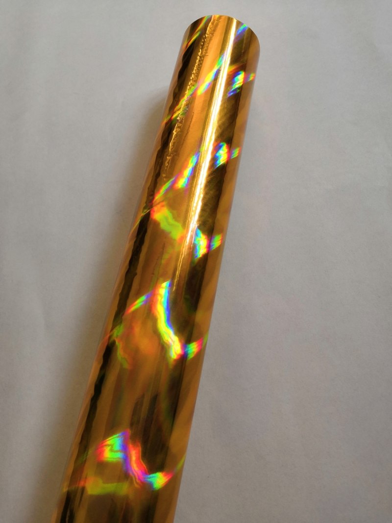 Серебристая голографическая пленка Difracto-Lite Metal Flake