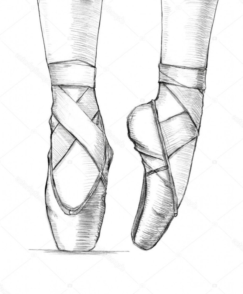 Ноги балерины рисунок