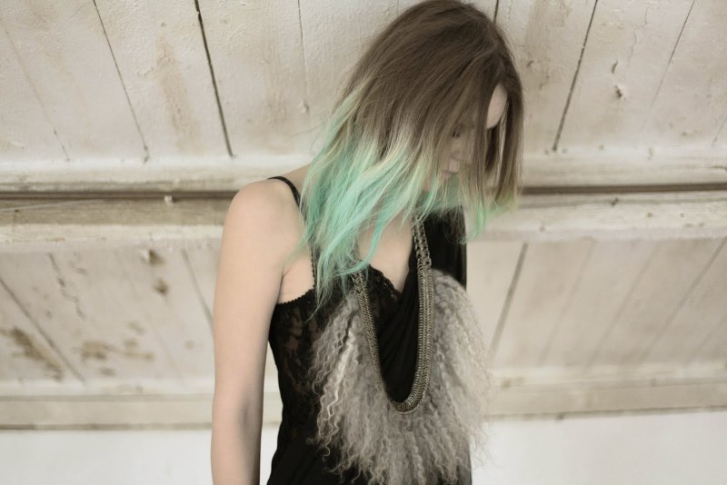 Dip Dye на русые волосы