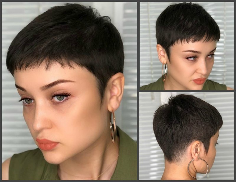 Короткие стрижки со всех сторон