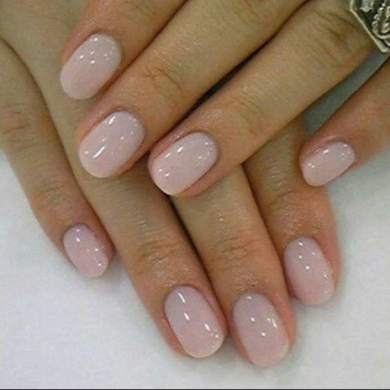 Маникюр гель лак на короткие ногти