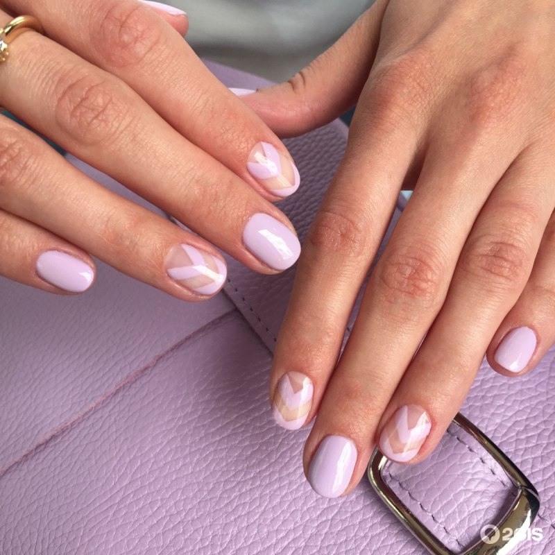 Shellac лунный френч красный