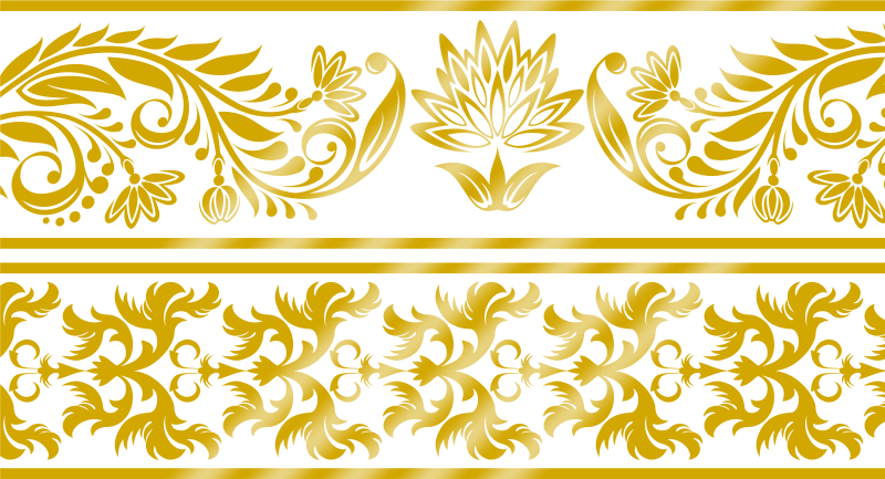 Золотые узоры