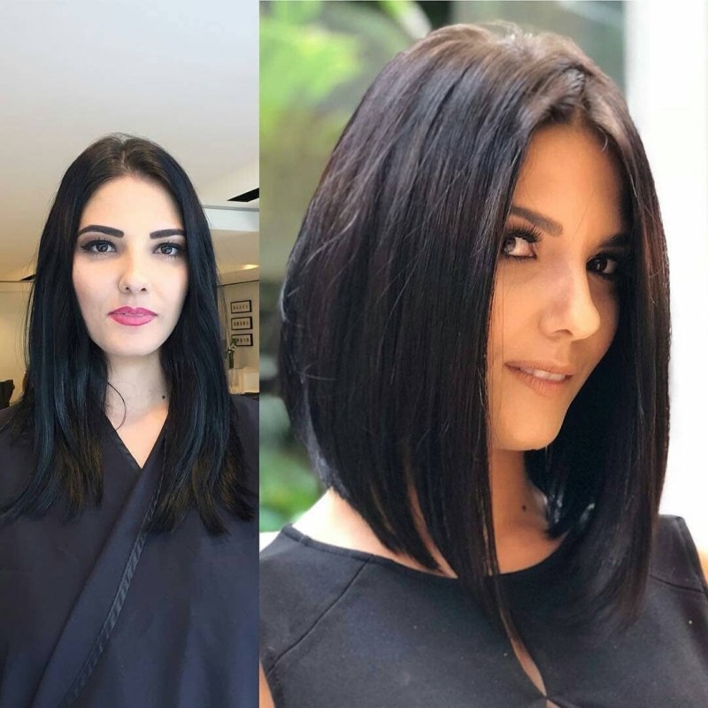 Стрижка Lob long-Bob