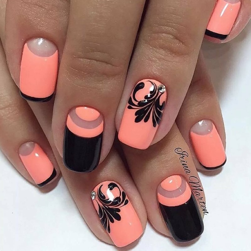 Коралловый гель лак