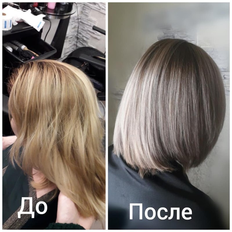 Айртач окрашивание до и после