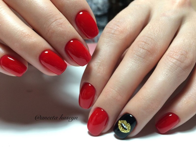 OPI гель лак красные оттенки