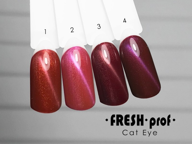 Vogue Nails, гель-лак кошачий глаз 9d Нереида